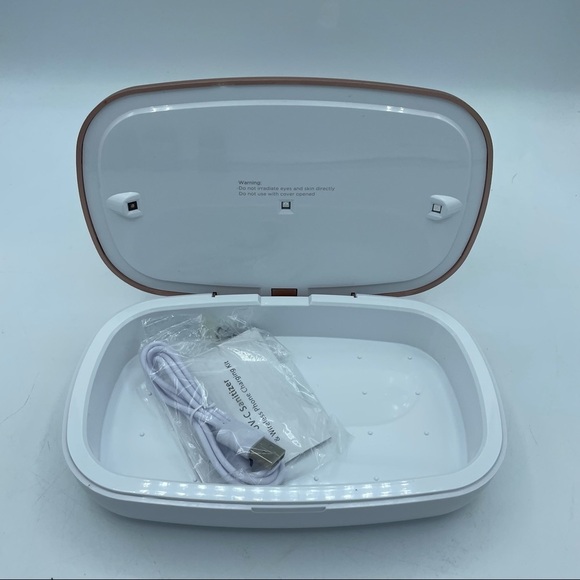 UV-C Sanitizer & Wireless Phone Charging Kit Vie Oli Rose – New Open Box - Picture 5 of 8